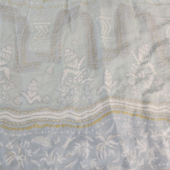 Patagonia Lost Wildflower Dress Forest Song Atoll Blue Pockets Adjustable Midi M - Picture 7 of 11